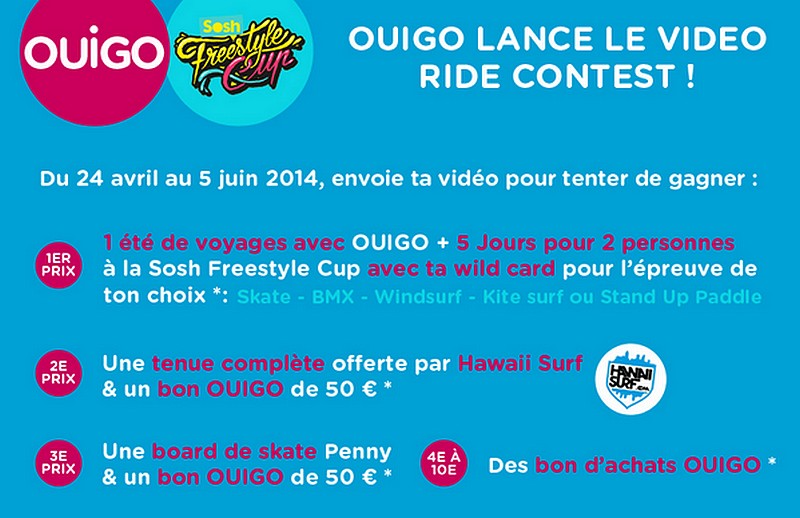 Ouigo Vidéo Ride Contest